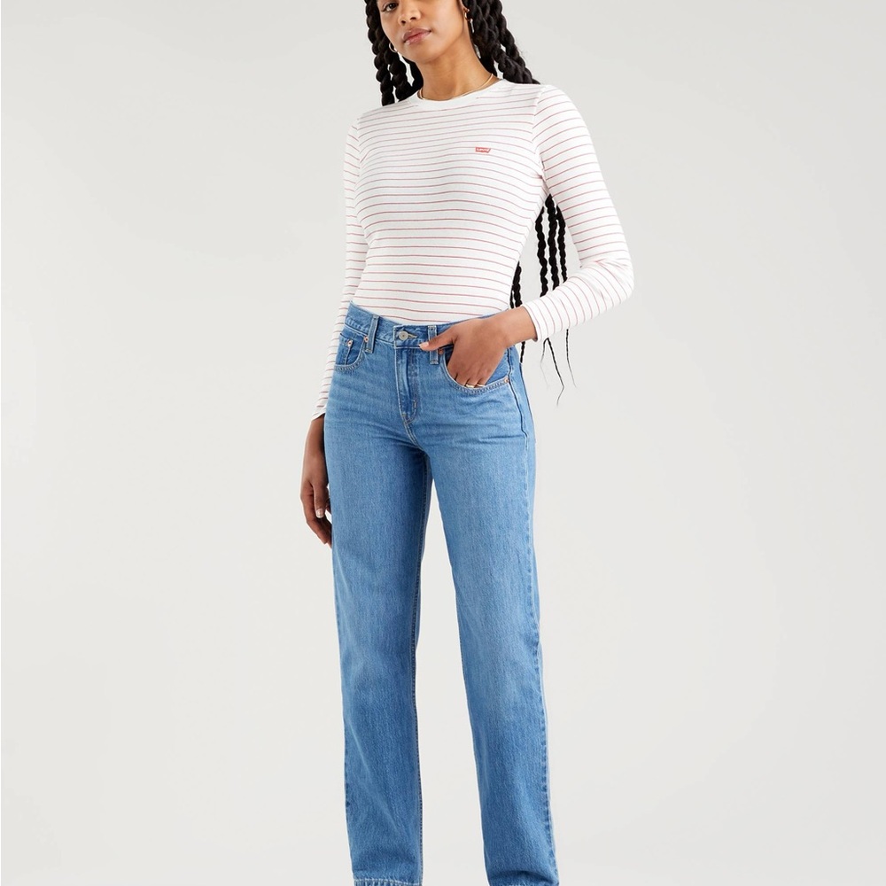 Levi's Women's Low Pro Straight Jeans